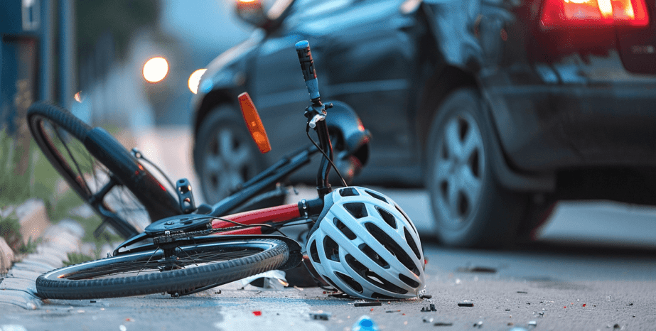Accidente de bicicleta