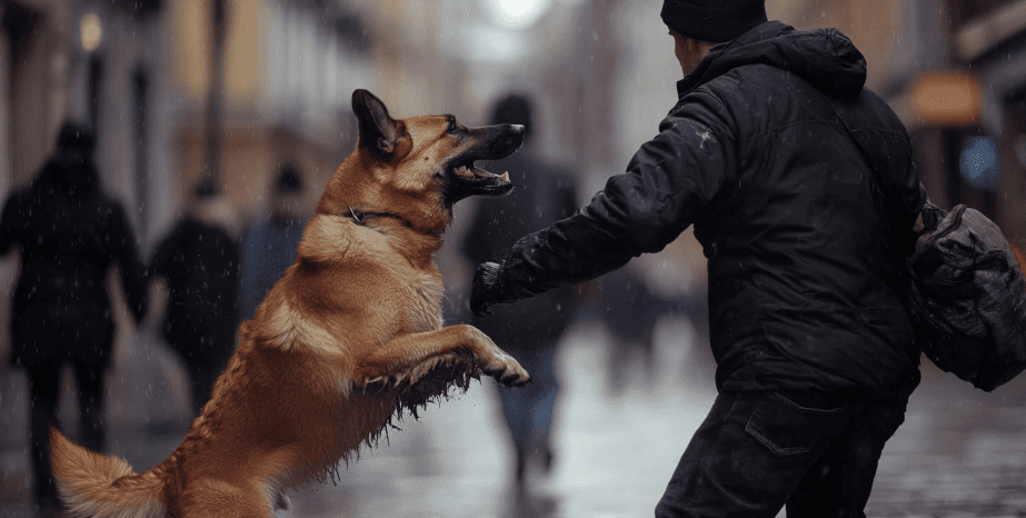 accidente por mordedura de perro